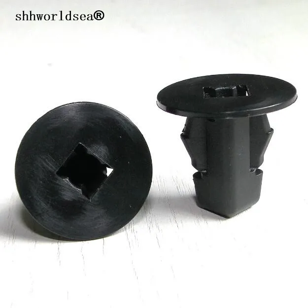 shhworldsea 100pcs car clip fasteners Rocker Panel Sill Fender Clip for