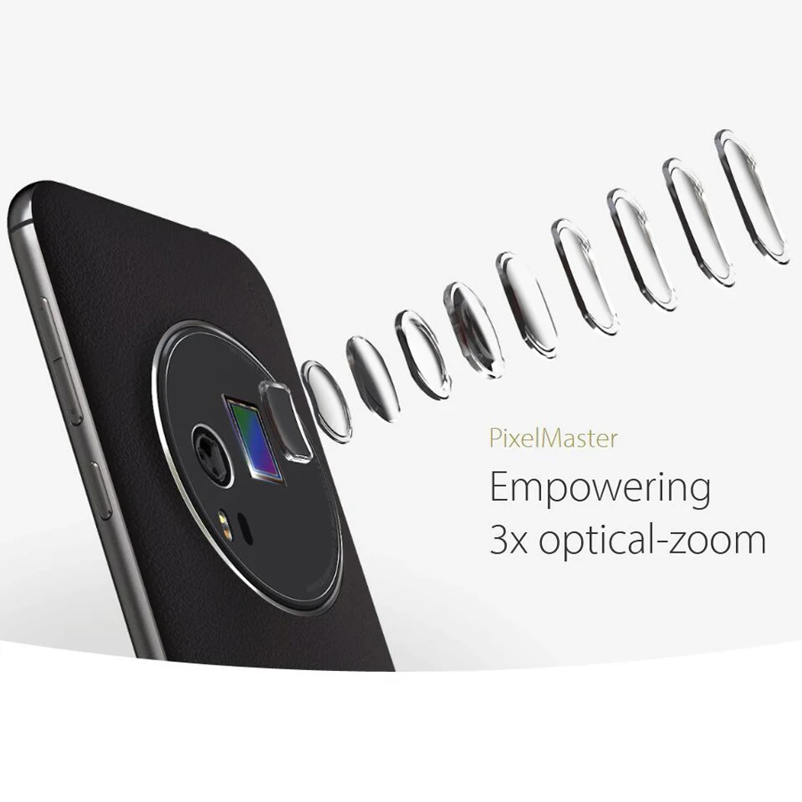 Новый мобильный телефон ASUS ZenFone ZOOM ZX551ML 3x оптический зум 4G LTE 5 &quot1080x1920 p Intel Atom quad core