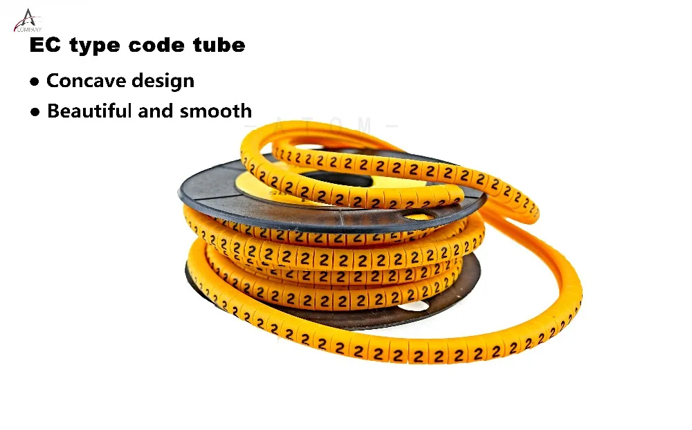 EC-0 0-9+-метка кабеля маркер кабеля Маркер кабельной проводки 600 шт(Each50pcs) диаметр провода 4,2 кв.~ кв. Мм