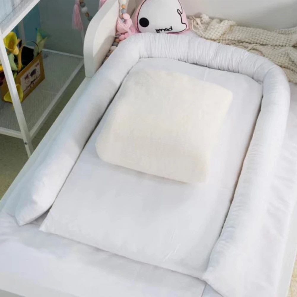 Детская мультяшная печать бионическая кровать бампер Портативный Детское гнездо кровать многофункциональная дорожная кровать с бампером матрас для детской кроватки