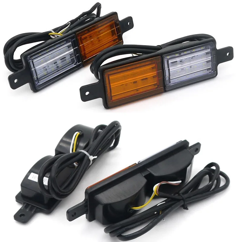 2pcs 30 LEDs Front Position Indicator 10-30V DC Car Taillights Park Light Truck Trailer Side Marker Lamp Amber White Waterproof |