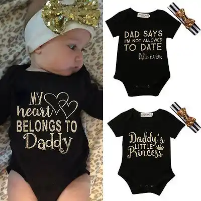 daddys little princess baby clothes