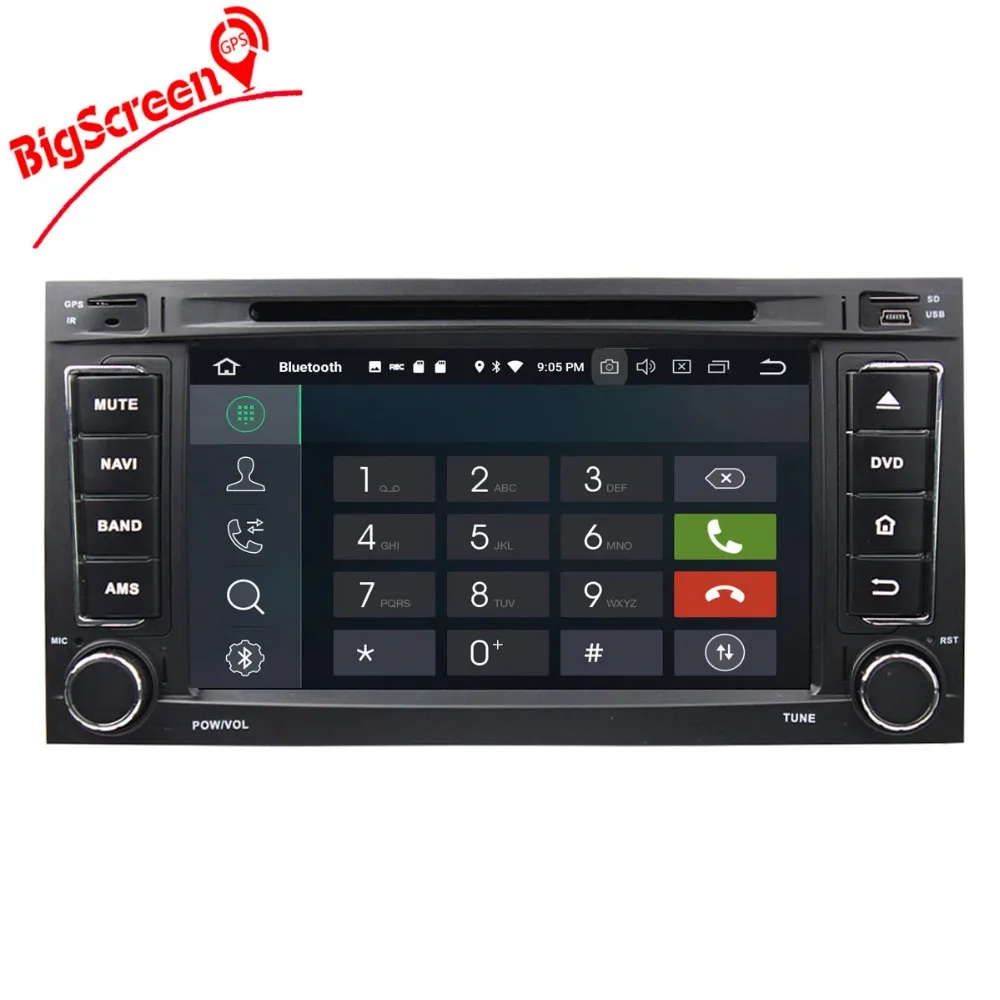 Excellent Octa Core Android 8.0 2 din 7 inch Car DVD For VW Touareg Multivan T5 2004-2011 GPS 4G Radio RDS Steering wheel Canbus 3
