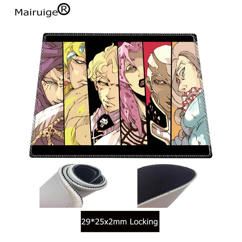 Mairuige Jojo приключенческая игра большой Мышь коврик Desktop Pad портативных ПК компьютер коврик прочный резиновый игровой замок края Мышь pad