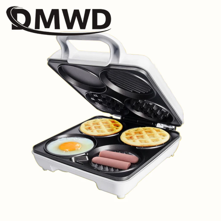 DMWD Electric Waffle Maker Muffin Dorayaki Cake Breakfast Baking