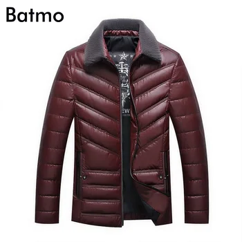 

Batmo 2017 new arrival high quality 90% white duck down jacket men,wine winter coat,Windproof, waterproof 6509