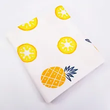 Cotton Twill Fabric Printed Fruit Soft Quilting Fabric,Patchwork Cloth For DIY Sewing Quilting Fat Quarters Material For Baby