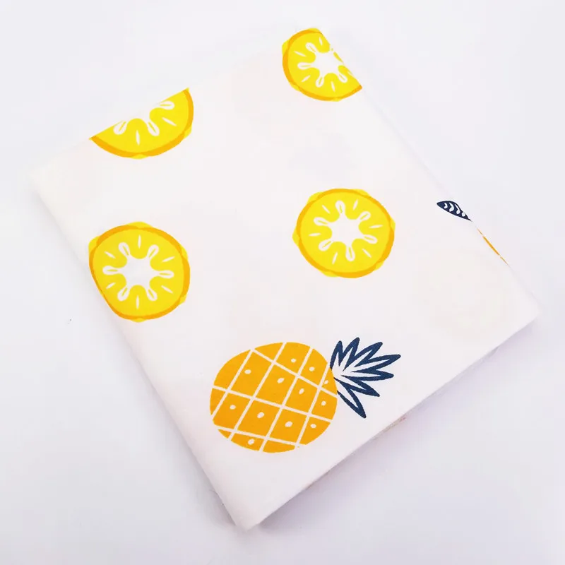 

Cotton Twill Fabric Printed Fruit Soft Quilting Fabric ,Patchwork Cloth For DIY Sewing Quilting Fat Quarters Material For Baby