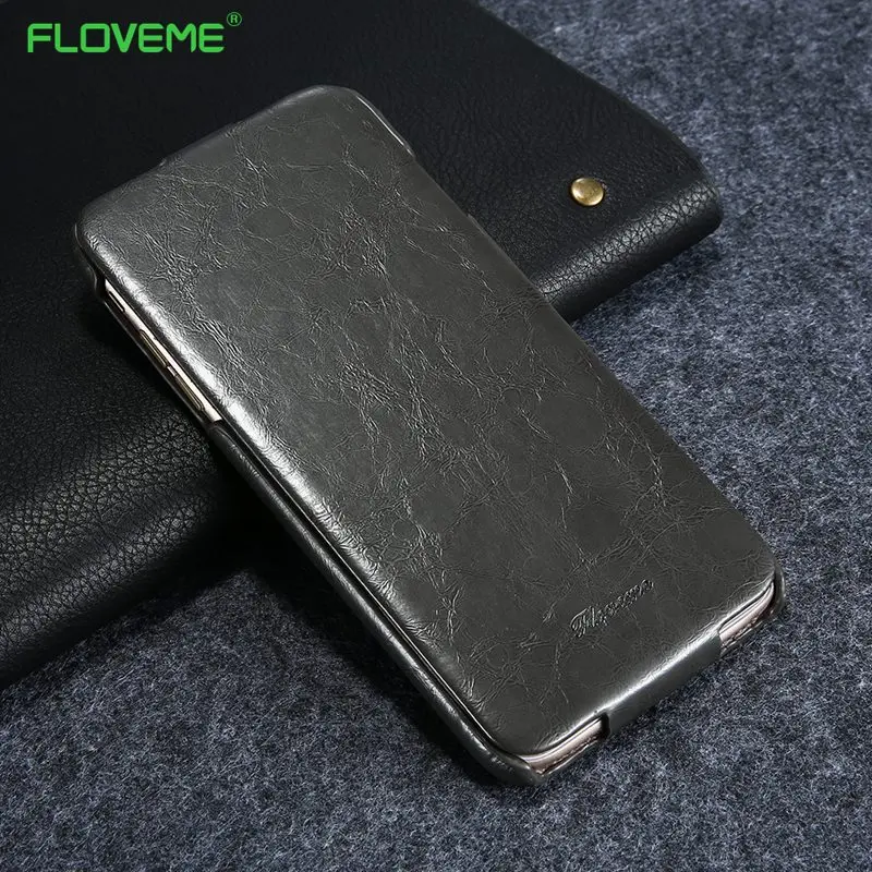 

KISSCASE Leather Flip Case For iPhone 8 7 6 6S Plus 5 5S Oil Wax Retro Vintage Back Wallet Cover For iPhone 8 7 6 6S Accessories