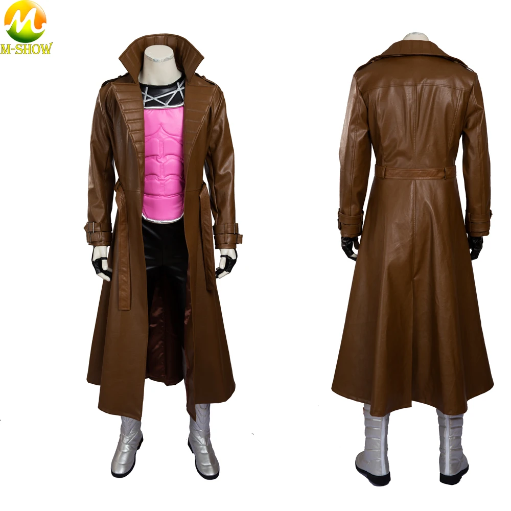 

X-Men Gambit Cosplay Costume Superhero Remy LeBeau Cosplay Costume Halloween Adult Male Clothing Custom Made