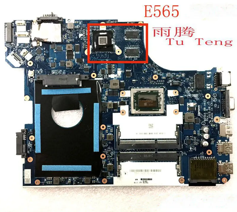 

Материнская плата BE565 E565 для ноутбука Lenovo Thinkpad E565 FRU: 01AW122 NM-A631 DDR3 Материнская плата 100% протестирована