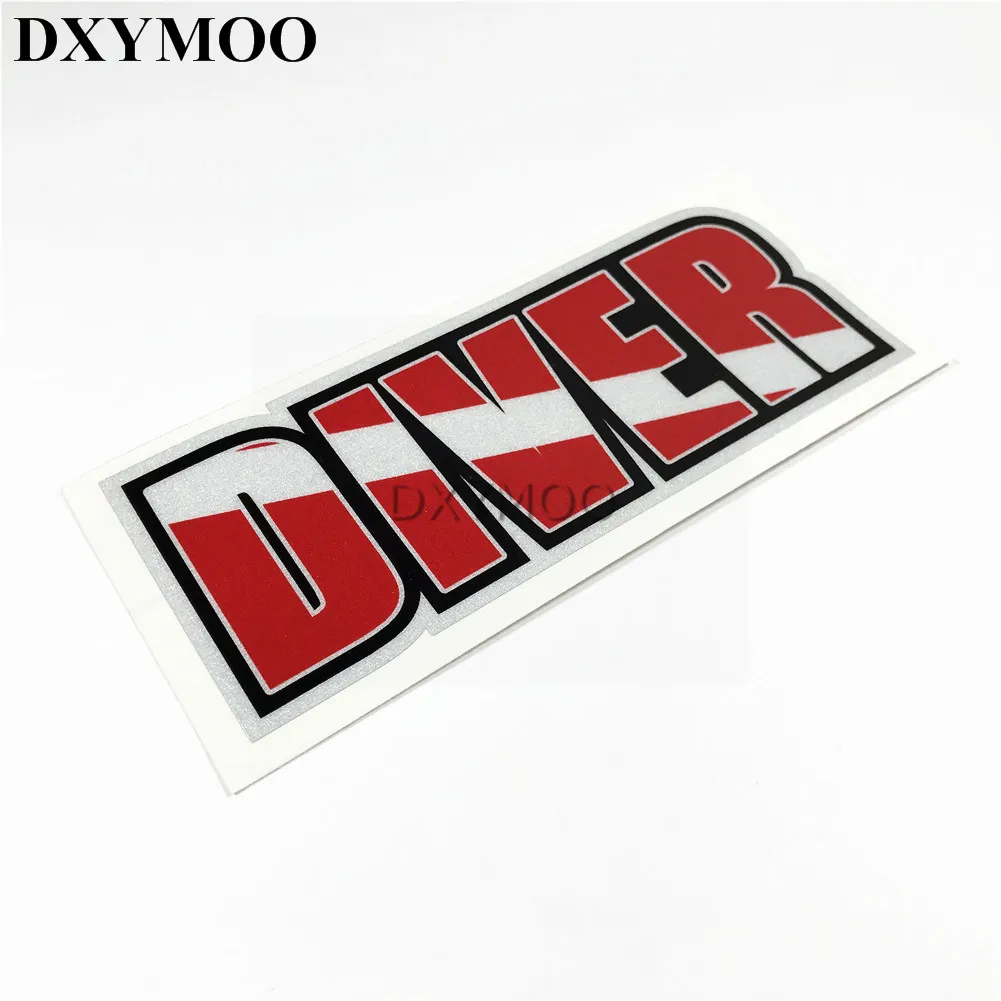 

Quality 3M DIVER Car Motorcycle Sticker Decals Sports SCUBA DIVING for Auto Tail Car Window