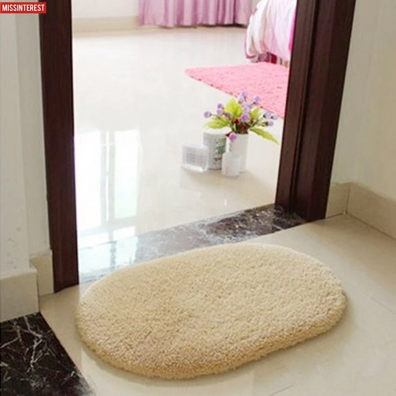 

Missinterest Design Hot Sale New 360 Rotatable of Super Magic Slip-Resistant Pad Room Oval Carpet Floor mats