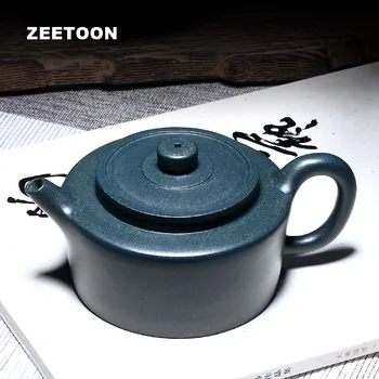 

200ml Authentic Yixing Teapot Chinese Health Purple Clay Master Handmade Kung Fu Tea Set Teapot Green Mud De Zhong Zhou Pan Pot