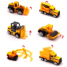Mini Alloy Diecast Engineering Toy Vehicle 1:64 Metal Car Set Dump Truck Forklift Excavator Mixer Tractor Toys Children Gift Mini Alloy Diecast Engineering Toy Vehicle 1:64 Metal Car Set Dump Truck Forklift Excavator Mixer Tractor Toys Children Gift