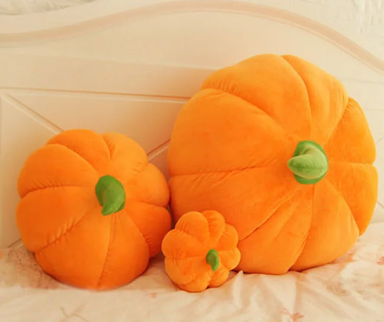 18-60 см, оранжевая плюшевая игрушка-пумкин, овощи, подарок на Хэллоуин, детская подушка, подушка с героями мультфильмов, хорошее качество, быстрая