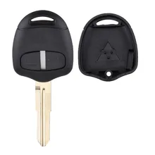 Замена корпуса оболочки пустой корпус для дистанционного ключа чехол Fob 2 кнопки для Mitsubishi Outlander прямой пульт дистанционного ключа оболочки