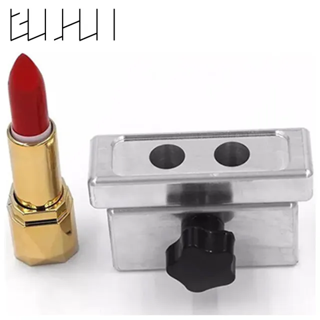 2 Cavities Lipstick Mold 12.1 mm Makeup Tool Kit Accessories Waterdrop