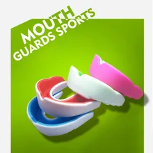 Наружные баскетбольные боксерские аксессуары Профессиональный Защита рта Пищевая силиконовая защита для зубов полости рта