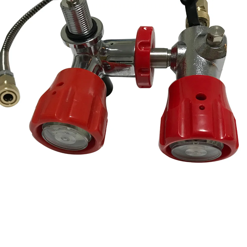 AC101 [Acecare]Red30Mpa VALVE with FILLING STATION  for Paintball Airsoft Gun and Paintball  Composite Compressed Air Cylinder
