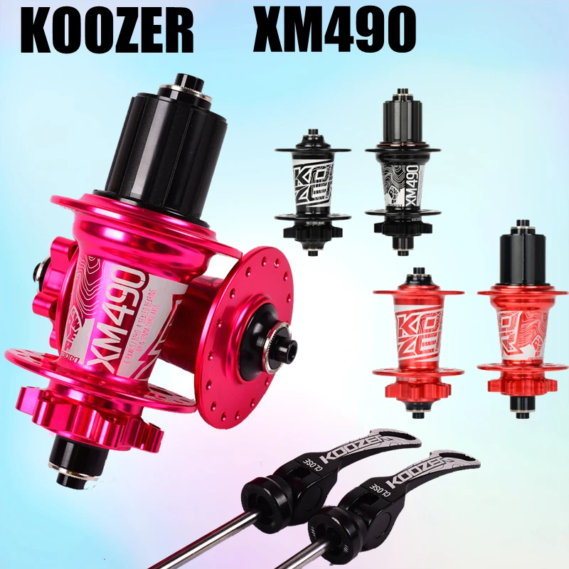 KOOZER XM490 велосипеда Hubs28/32/ 32 отверстия Сверхлегкий Хуп Передний + задний бампер