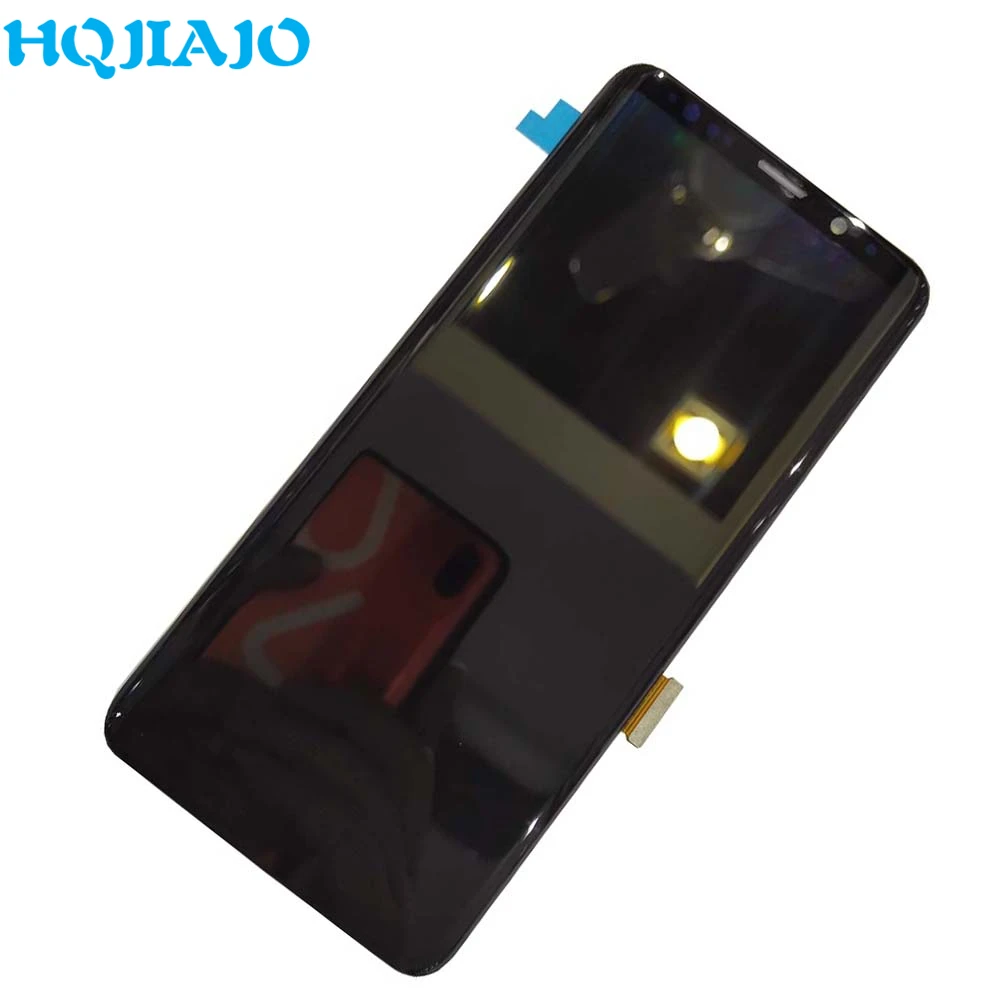 Супер AMOLED тест для samsung Galaxy S9 + G965F G965W сенсорный экран дигитайзер рамка ЖК дисплея