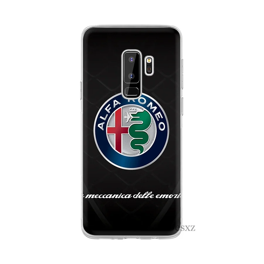 Чехол с логотипом Desxz Alfa Romeo для Samsung S8 S9 S10E S10 Plus S3 S4 S5 S6 S7 Edge Note 8 9 M10 M20