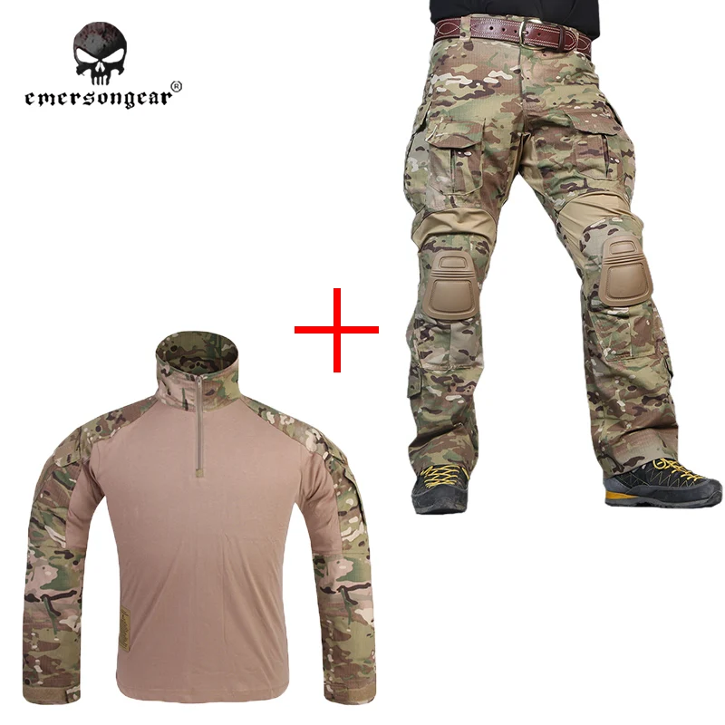 Hunting Camouflage clothes Emersongear G3 Multicam uniform shirt Pants