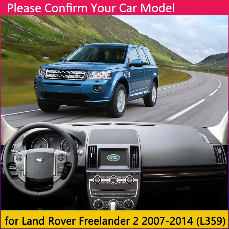 Для Land Rover freelander 2 2007~ Противоскользящий коврик, коврик на приборную панель Зонт коврик для приборной панели автомобиля аксессуары L359 LR2 2010 2012 2013