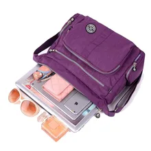 Водонепроницаемый дизайнер Сумки нейлон кошельки и Сумки Crossbody сумки для Для женщин 30 шт./лот