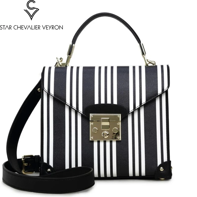 

2017 New fashion trend striped decoration women handbags high quality pu leather women shoulder bags simple solid women handbags