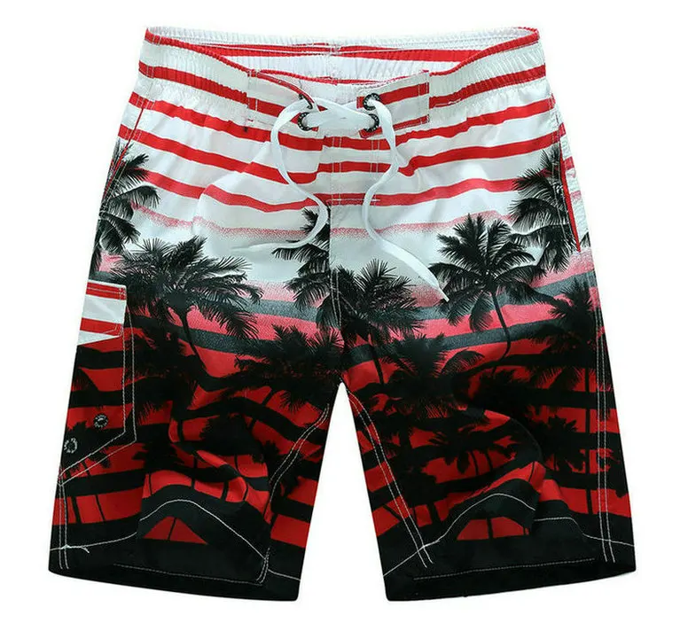 Новинка, летние пляжные мужские шорты с принтом, повседневные быстросохнущие пляжные шорты, мужские бермуды, короткие штаны, M-5XL, 21 цвет