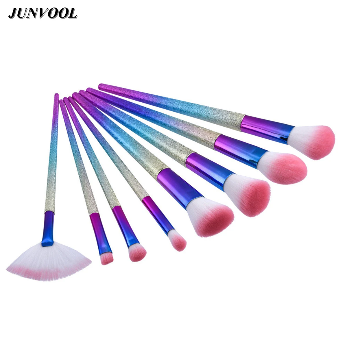 Buy Fantasy Rainbow Makeup Brushes 8PCS Colorful