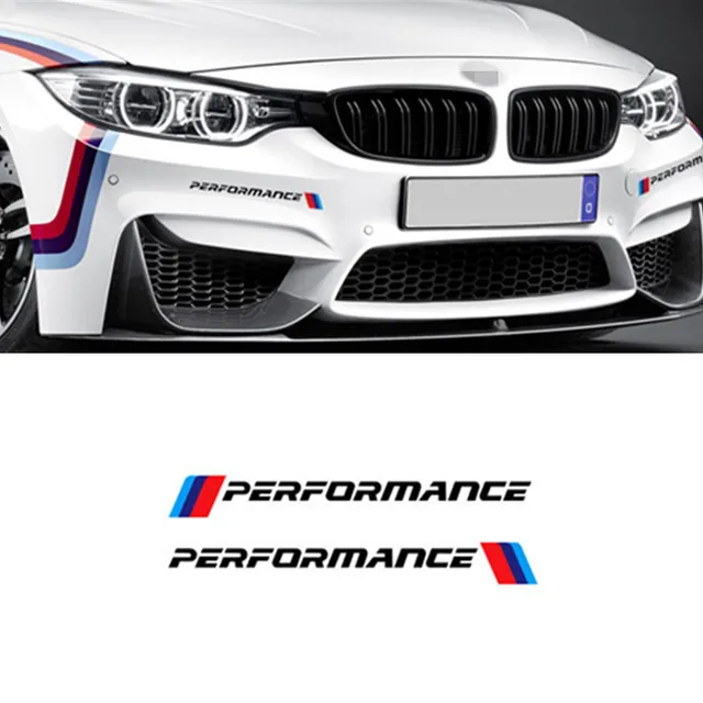 2PC Car Front Sticker Front Bumper Sticker And Decals For bmw e90 e46