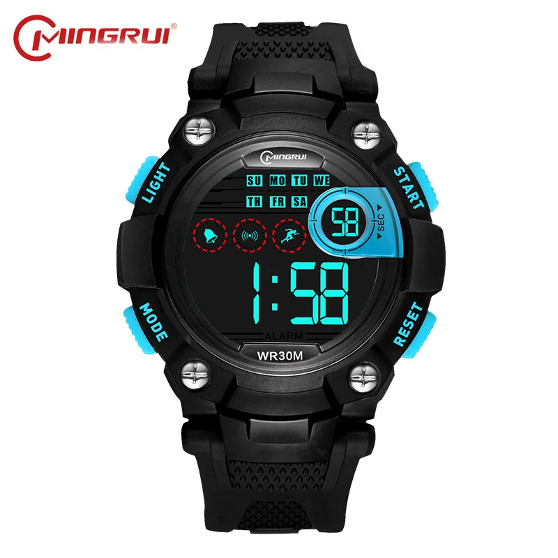

Digital LED Children Watch Multifunction Waterproof Swimming Sports Watch Fashion Alarm Date Student Wristwatches For Boy Girl