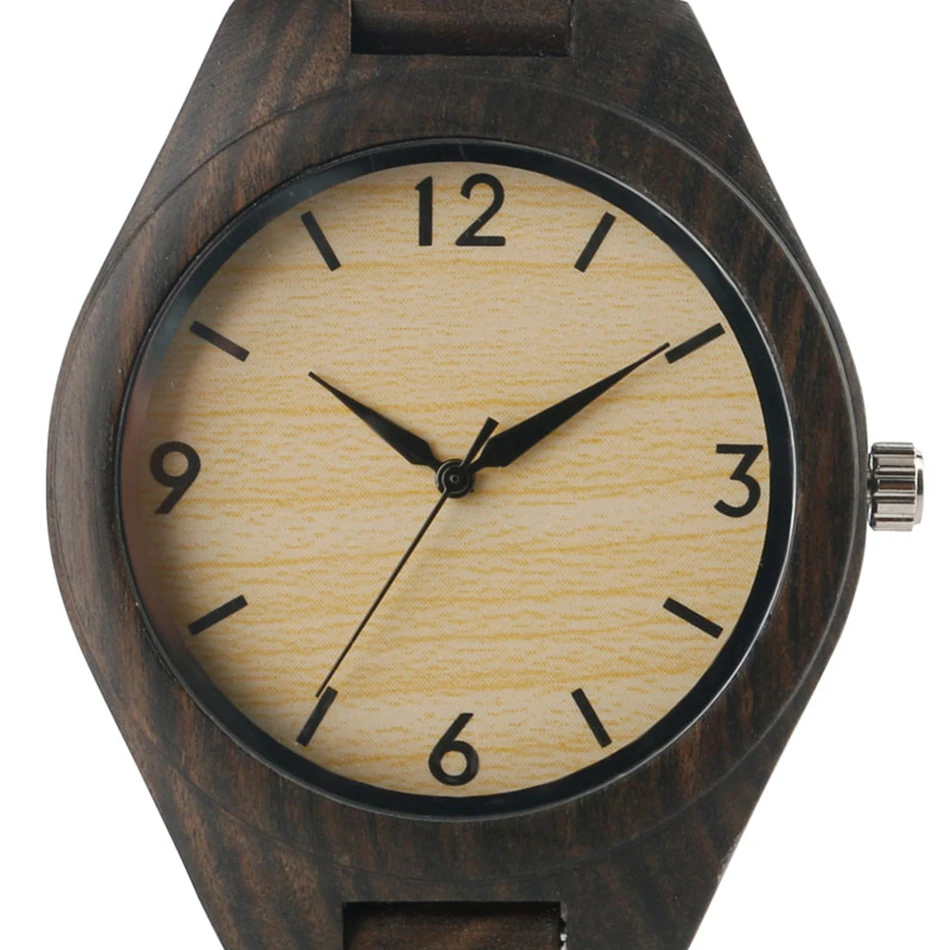 Mens Novel Wood Watch Creative Sport Modern Bamboo Simple Analog Nature Quartz Wrist Watch Montre en bois 3