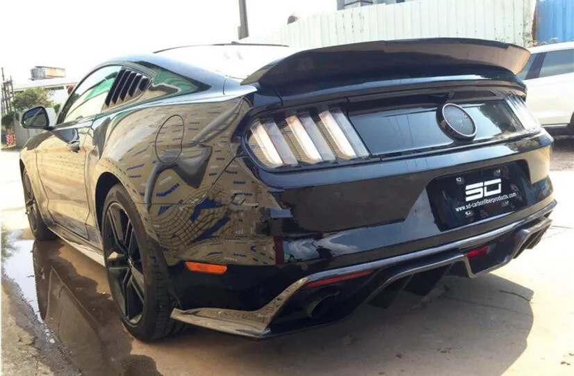 Высококачественная задняя крыла из углеродного волокна для FORD MUSTANG GT350 2015 2016