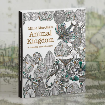 30 Sheets English Edition Animal Kingdom Secret Garden Style Coloring Card Tintage Postcards DIY Painting Colouring Books In From Office School