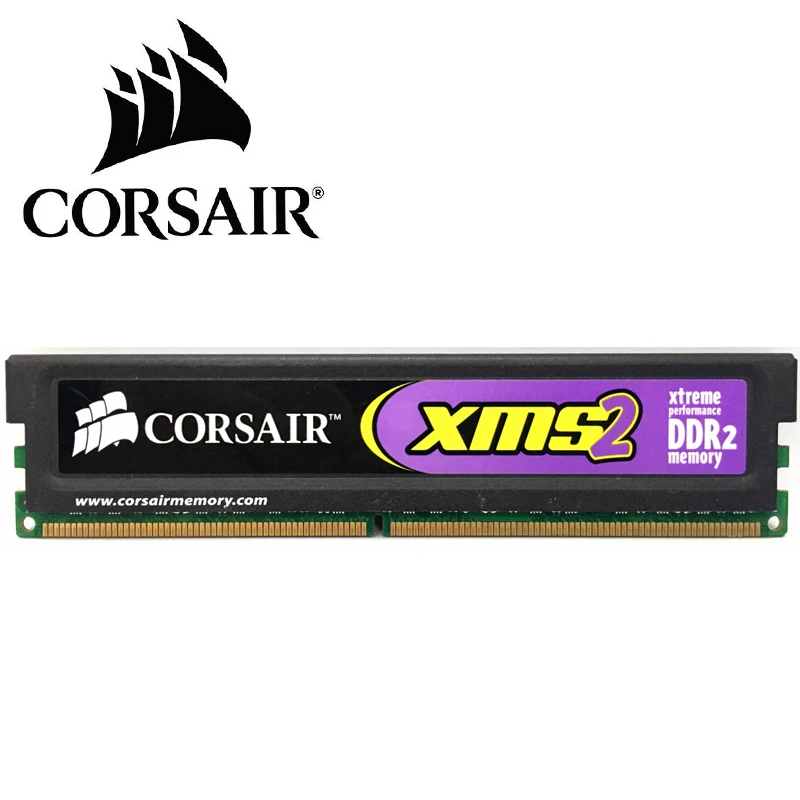 CORSAIR 2 Гб DDR2 PC2 6400 8500 1066 МГц 800 памяти ПК Оперативная память Memoria модуль настольных