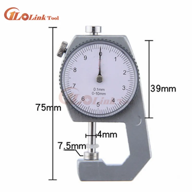 DIYhandmadeleatherfabricthicknessgaugeneedleworktooldedicated