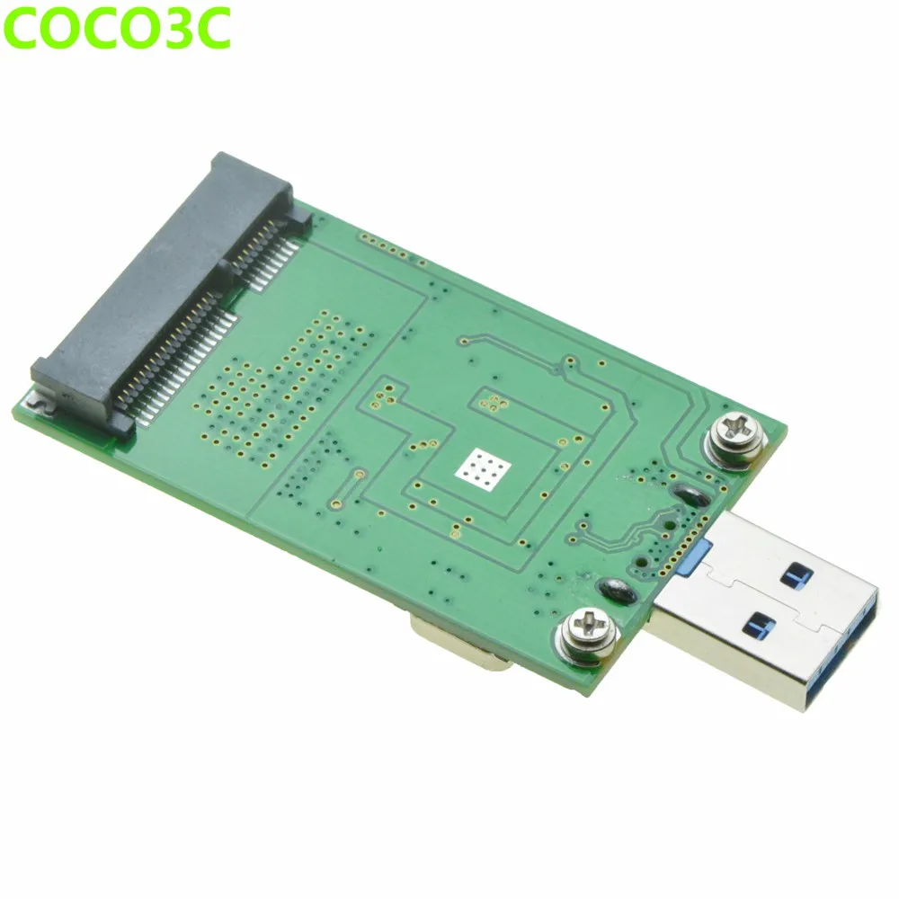 USB3.0 к MSATA адаптер Mini PCIe mSATA 6 ГБ/сек. накопители Карты USB конвертер карты как USB3.0 flash drive