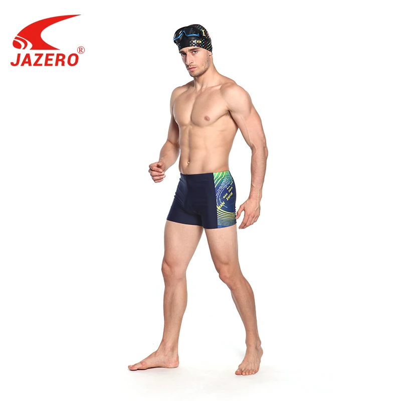 JAZERO Comfortable Loose Men's Swimwear Beach Shorts Breathable Print