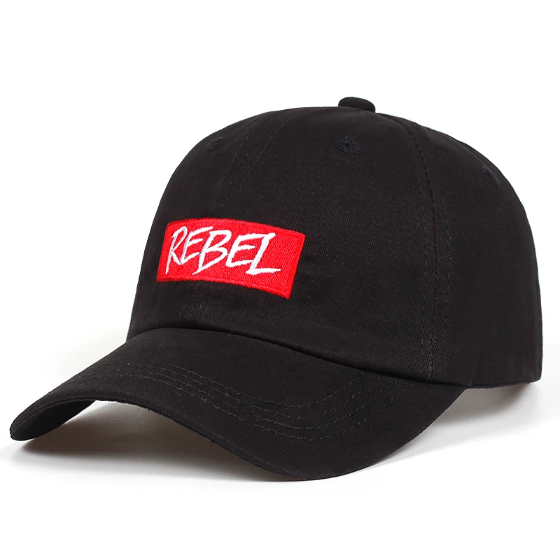 REBEL мода лето snapback hat Бейсболка с вышивкой с надписями REBEL папа шляпа для мужчин и женщин gorra Casquette cap оптовая продажа