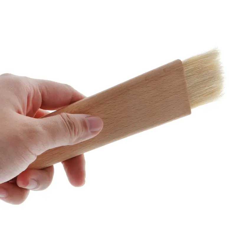 

Natural Beechwood Handle BBQ Pastry Cooking Baking Cream Basting Oil Barbecue Cooking Bristle Brush Tools Utensil