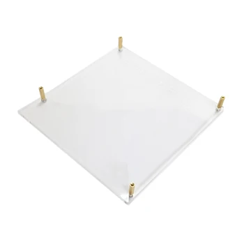 

DEBROGLIE 1PCS ITX Motherboard bracket DIY Transparent acrylic itx Motherboard Graphics video Card Tray for Computer