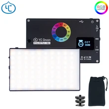 YC лук FILMTU-N1 RGB Полноцветный Светодиодный светильник для видео 2400-10000K регулируемый 0- бесступенчатый затемняющий светодиодный дисплей 11 предварительно запрограммированный