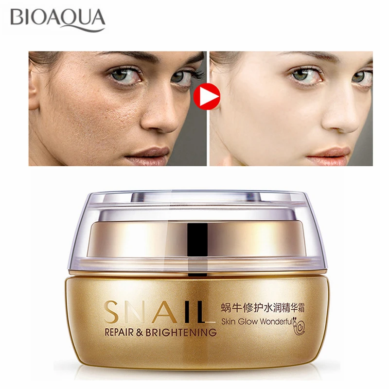 

Snail Essence Face Cream Remove Age Spot Scar Pigment Moisturizing Ageless Anti Wrinkle Lifting Skin Care Repair Day Cream 50g
