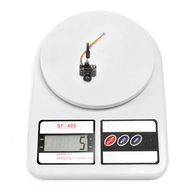 Мини FPV камера для радиоуправляемого дрона переключаемая с OSD AIO 5 8G 72 канала VTX 600TVL