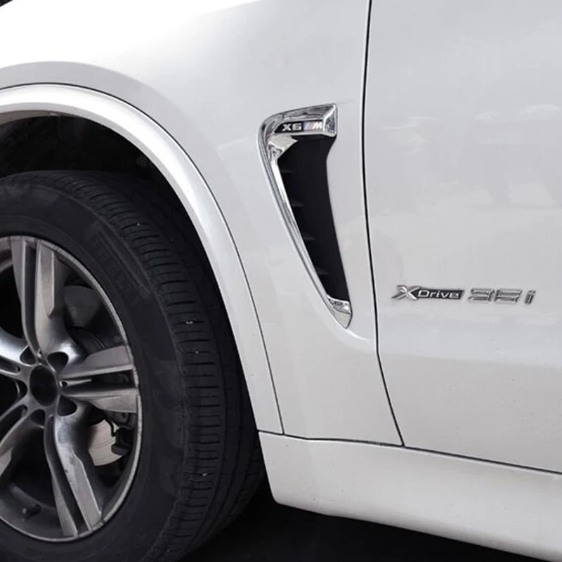2 шт. для BMW X5 F15 2014 2015 2016 автомобильный боковой воздушный поток крыло отделка
