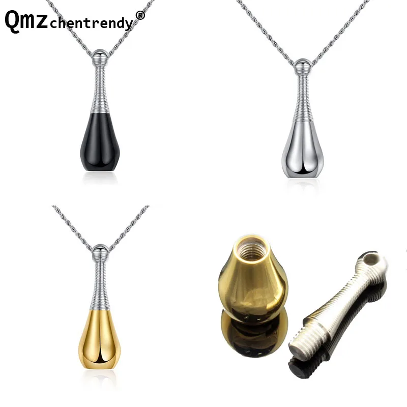 High quality 316L Stainless Steel Ashes Urn Necklaces Cremation Perfume